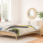 Minimal Abstract Colorful Plant Duvet Cover Gallery Image 2