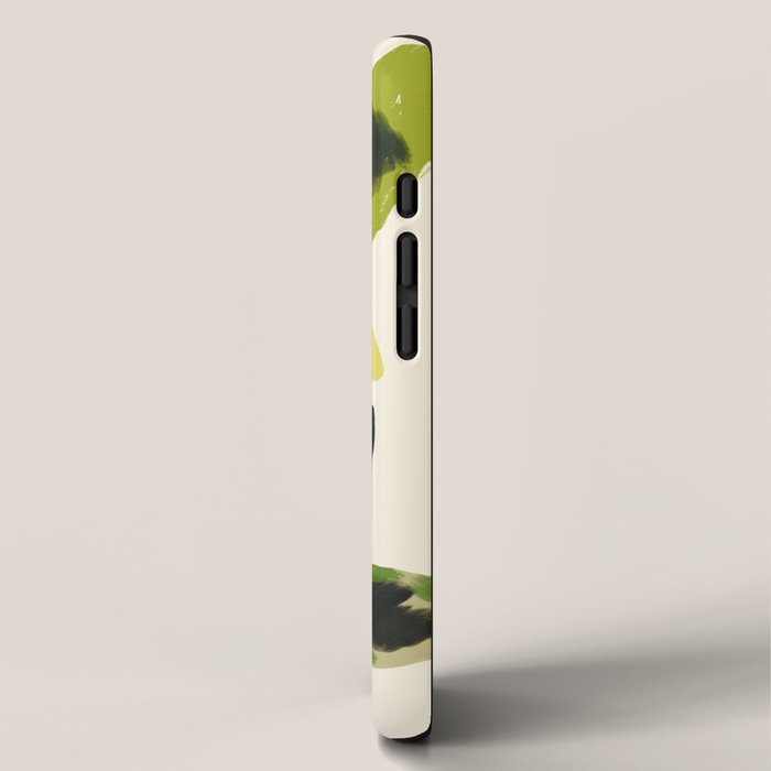 Minimal Abstract Colorful Plant iPhone Case Gallery Image 2