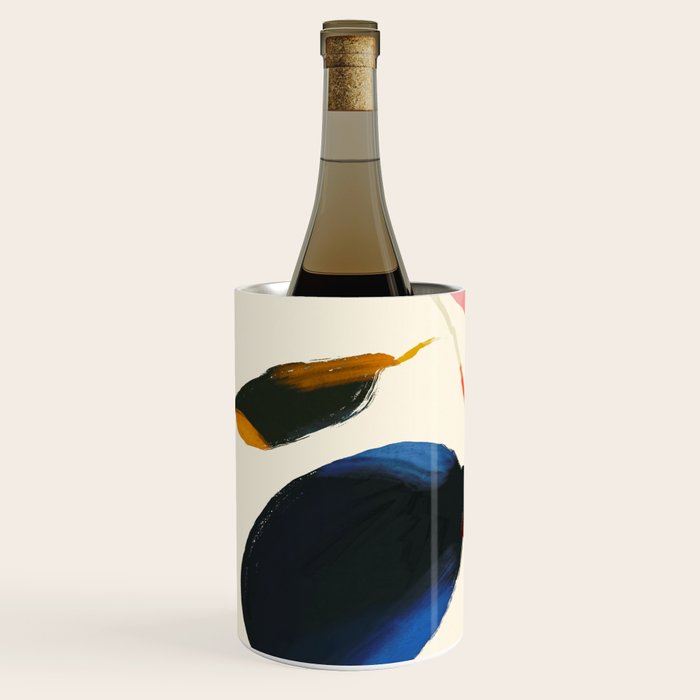 Minimal Abstract Colorful Plant Wine Chiller Gallery Image 2