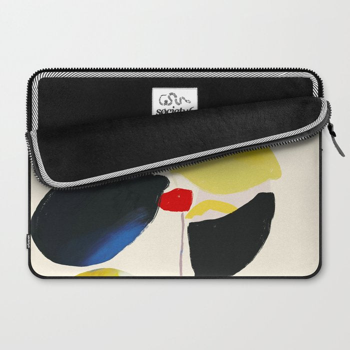 Minimal Abstract Colorful Plant Laptop Sleeve Gallery Image 2