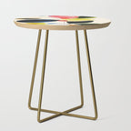 Minimal Abstract Colorful Plant Side Table Gallery Image 1