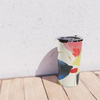 Minimal Abstract Colorful Plant Travel Mug Gallery Image 4