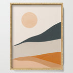 Abstract Art Landscape 14 Serving Tray Gallery Image 1