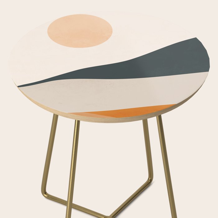 Abstract Art Landscape 14 Side Table Gallery Image 2