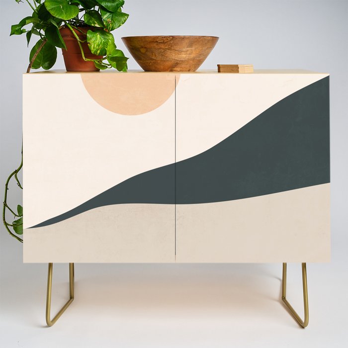 Abstract Art Landscape 14 Credenza Gallery Image 1