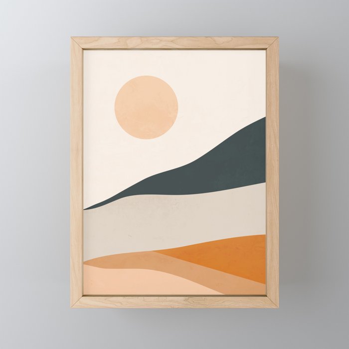 Abstract Art Landscape 14 Mini Art Print Gallery Image 1