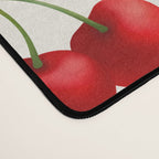 Y2K Cherries - Creme Pattern Large Desk Mat Gallery Image 4