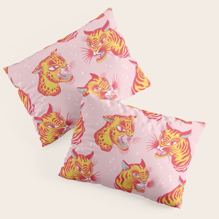 Tigerpop pattern Pillow Sham Gallery Image 3