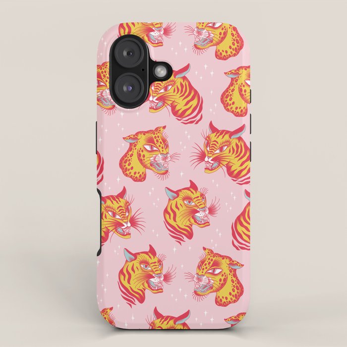 Tigerpop pattern iPhone Case Gallery Image 1