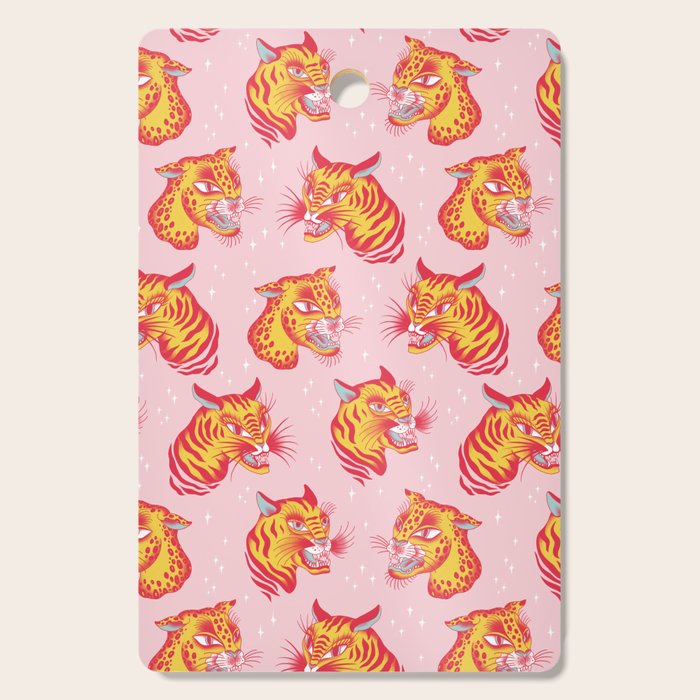 Tigerpop pattern Cutting Board Gallery Image 1