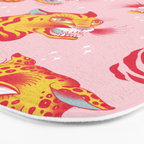 Tigerpop pattern Bath Mat Gallery Image 3
