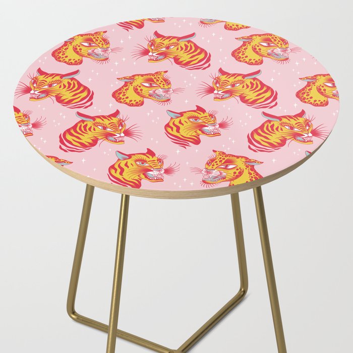 Tigerpop pattern Side Table Gallery Image 2