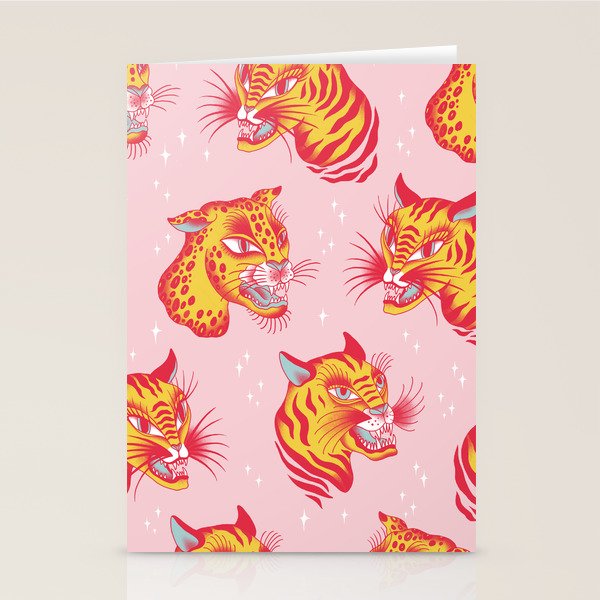 Tigerpop pattern Stationery Card Gallery Image 2