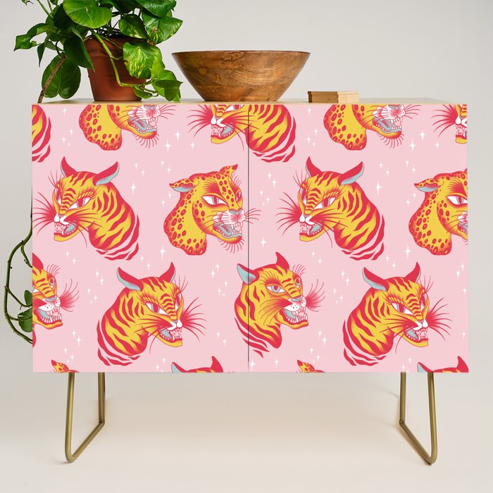 Tigerpop pattern Credenza Gallery Image 1