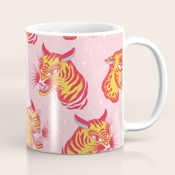 Tigerpop pattern Coffee Mug Gallery Image 1
