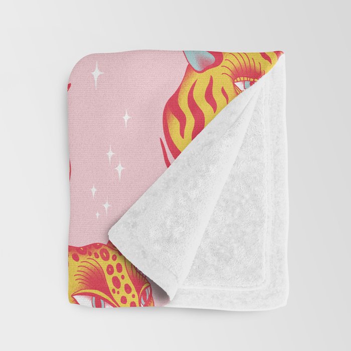 Tigerpop pattern Throw Blanket Gallery Image 3