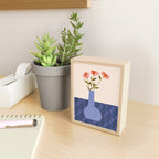 Retro flower vase illustration Mini Art Print Gallery Image 2