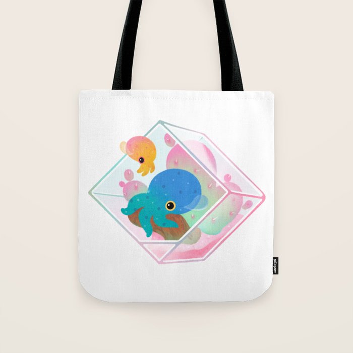 Ocean terrarium - Bobtail squids Tote Bag Gallery Image 1