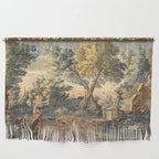 Antique 17th Century French Aubusson Verdure Garden Tapestry Wall Hanging Gallery Image 1