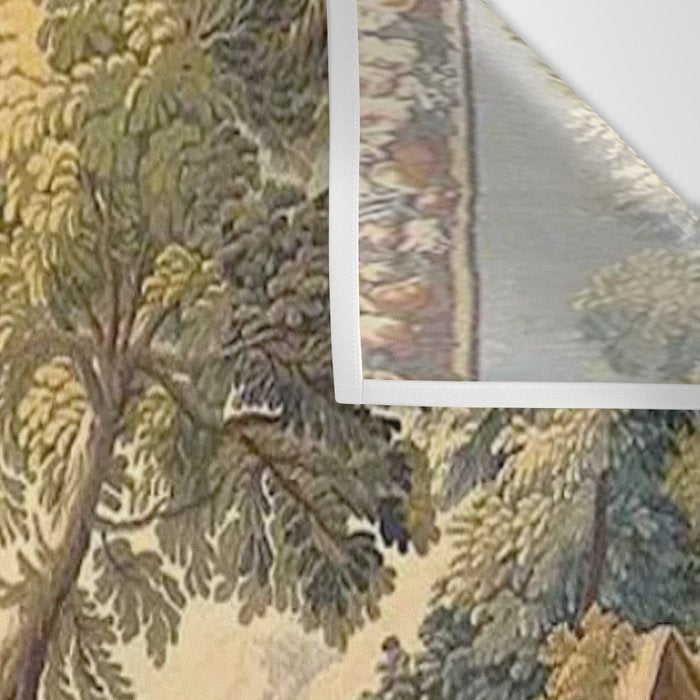 Antique 17th Century French Aubusson Verdure Garden Tapestry Wall Tapestry Gallery Image 3