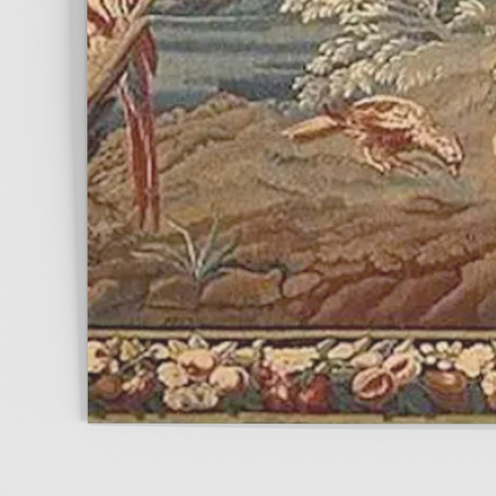 Antique 17th Century French Aubusson Verdure Garden Tapestry Poster Gallery Image 3