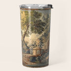 Antique 17th Century French Aubusson Verdure Garden Tapestry Travel Mug Gallery Image 2