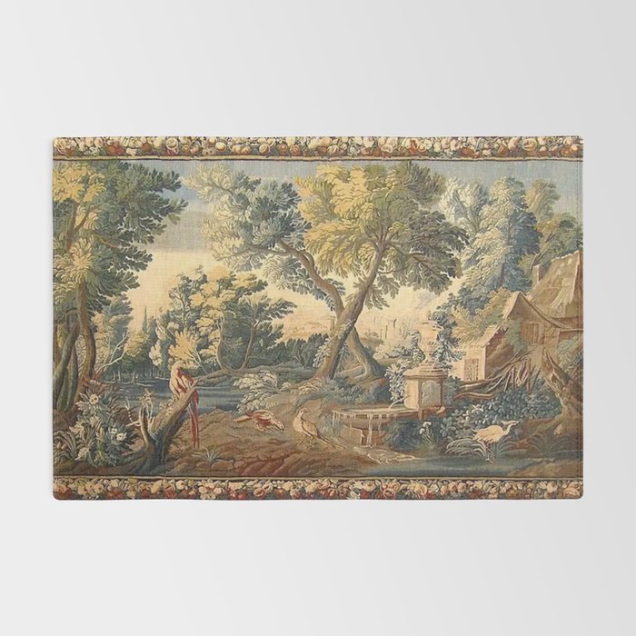 Antique 17th Century French Aubusson Verdure Garden Tapestry Rug Gallery Image 2