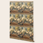 Antique 17th Century French Aubusson Verdure Garden Tapestry Wallpaper Gallery Image 2