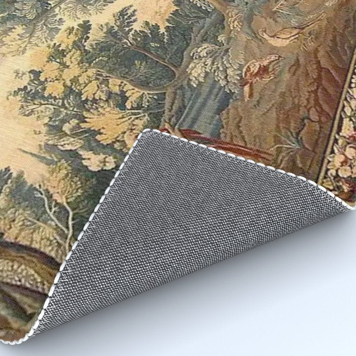 Antique 17th Century French Aubusson Verdure Garden Tapestry Rug Gallery Image 4