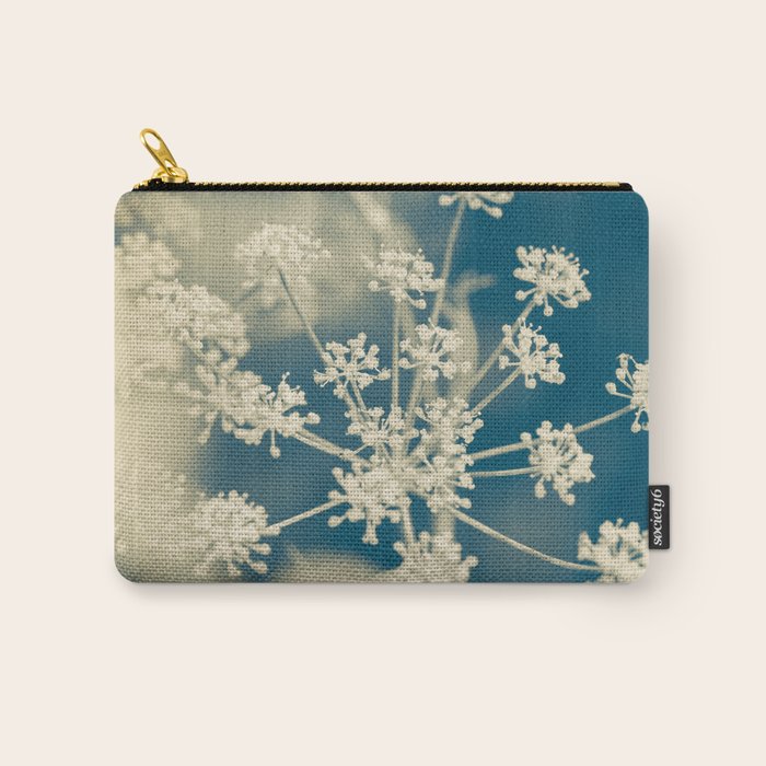 Indigo Dill Botanical Study 2 Carry All Pouch Gallery Image 1