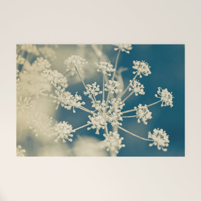 Indigo Dill Botanical Study 2 Welcome Mat Gallery Image 1