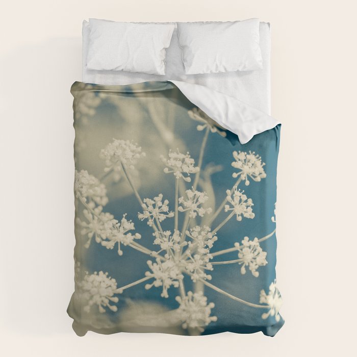 Indigo Dill Botanical Study 2 Duvet Cover Gallery Image 6