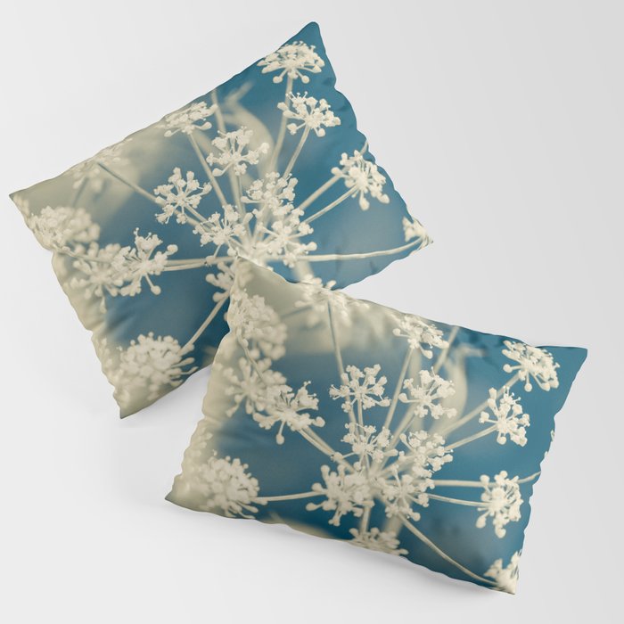 Indigo Dill Botanical Study 2 Pillow Sham Gallery Image 3