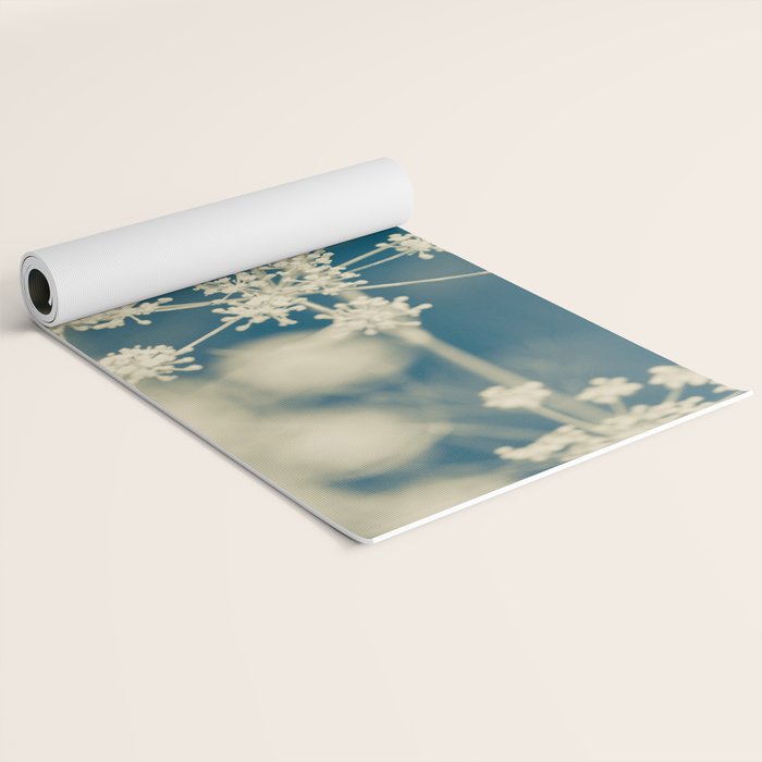 Indigo Dill Botanical Study 2 Yoga Mat Gallery Image 2