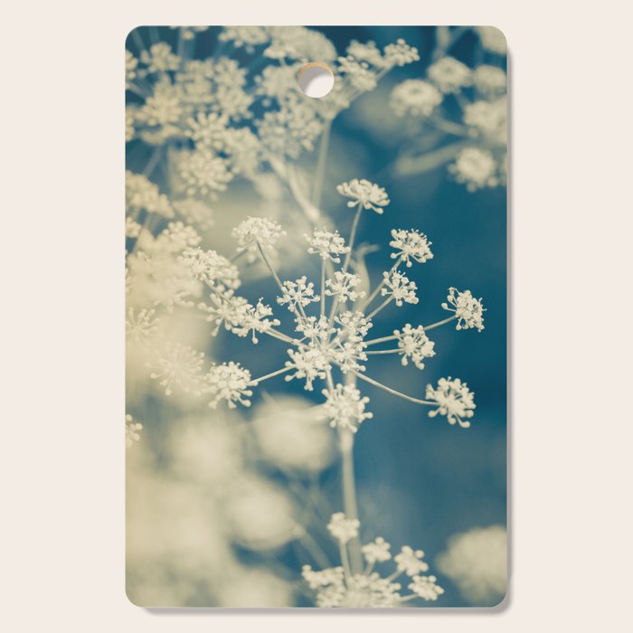 Indigo Dill Botanical Study 2 Cutting Board Gallery Image 1