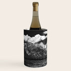 Mountain Summer Escape - Black and White Tetons Wine Chiller Gallery Image 2