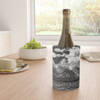 Mountain Summer Escape - Black and White Tetons Wine Chiller Gallery Image 4
