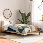 Mid century modern abstract pattern 002 Comforter Gallery Image 2