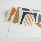 Mid century modern abstract pattern 002 Wrapping Paper Gallery Image 2