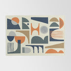 Mid century modern abstract pattern 002 Rug Gallery Image 2
