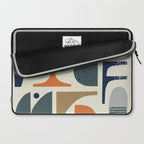 Mid century modern abstract pattern 002 Laptop Sleeve Gallery Image 2