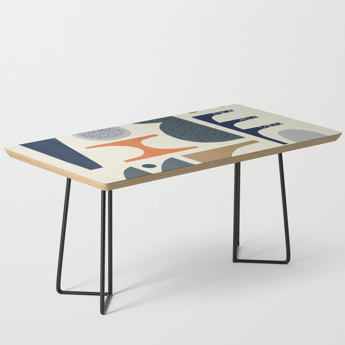 Mid century modern abstract pattern 002 Coffee Table Gallery Image 1
