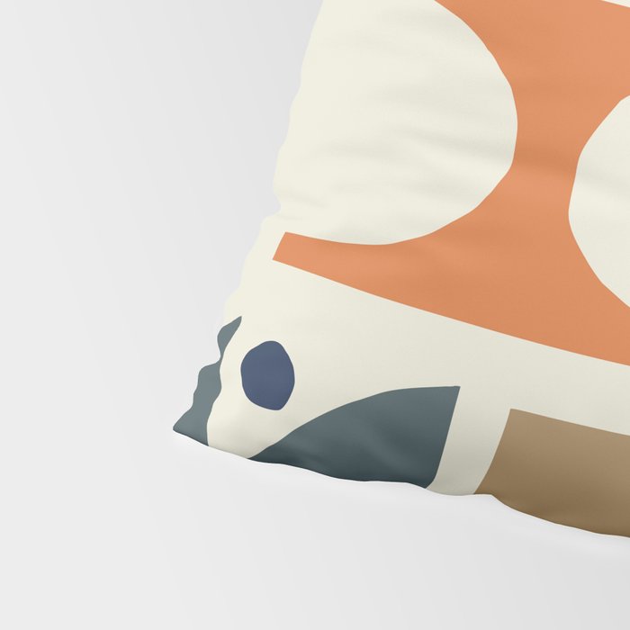 Mid century modern abstract pattern 002 Pillow Sham Gallery Image 4