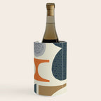 Mid century modern abstract pattern 002 Wine Chiller Gallery Image 1