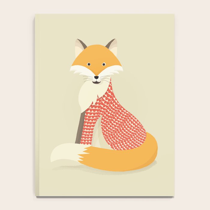 Whimsical Red Fox Notebook Gallery Image 4