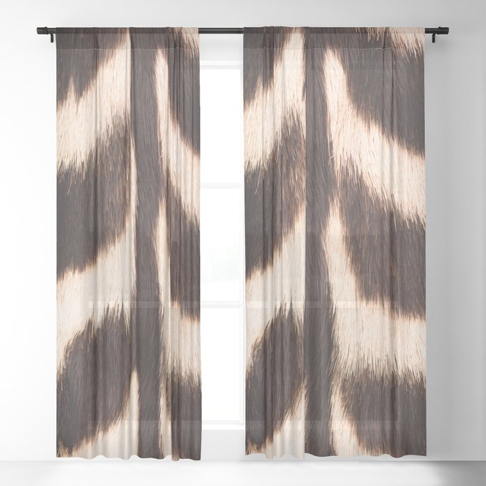 Zebra - zebra stripes -zebra skin - genuine - beautiful  Window Curtain Gallery Image 3