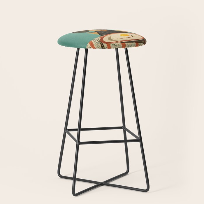 Dachshund Waiting For Breakfast Stool Gallery Image 1