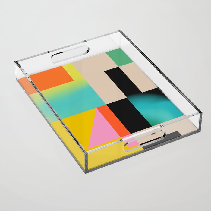Modern Abstraction 4 Acrylic Tray Gallery Image 1