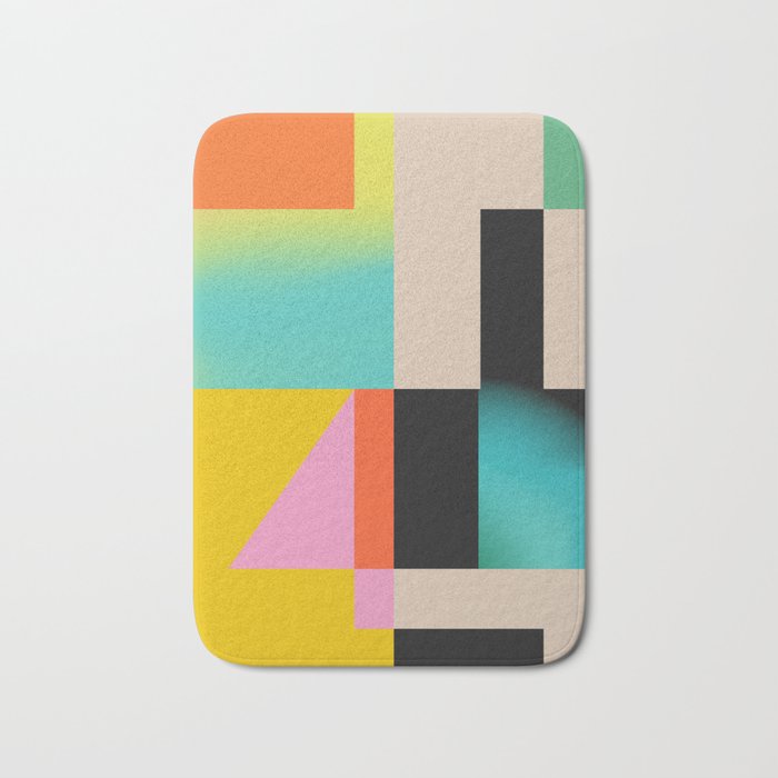Modern Abstraction 4 Bath Mat Gallery Image 1