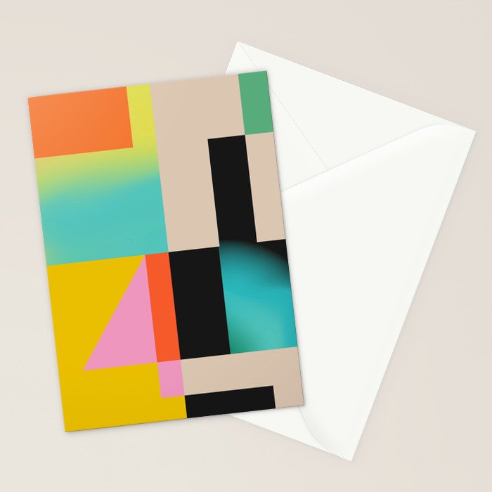 Modern Abstraction 4 Stationery Card Gallery Image 2